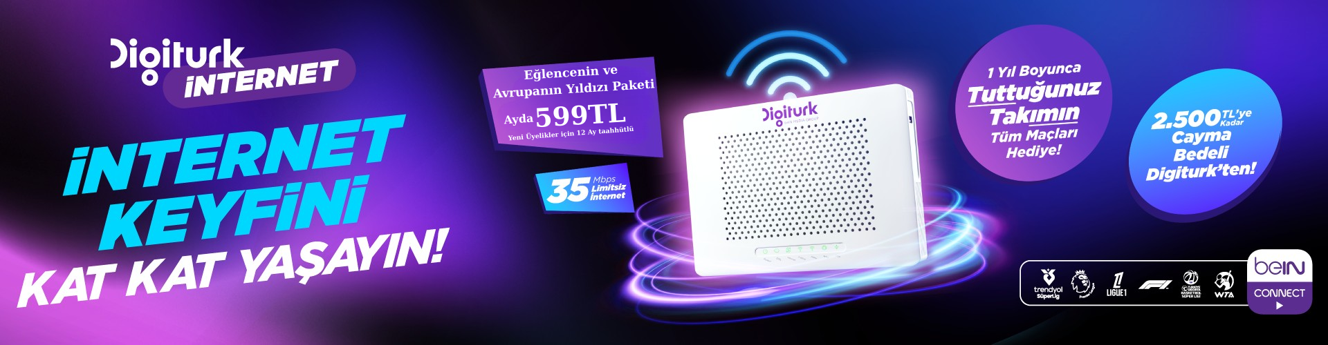 Digiturk Ev İnterneti Paketleri